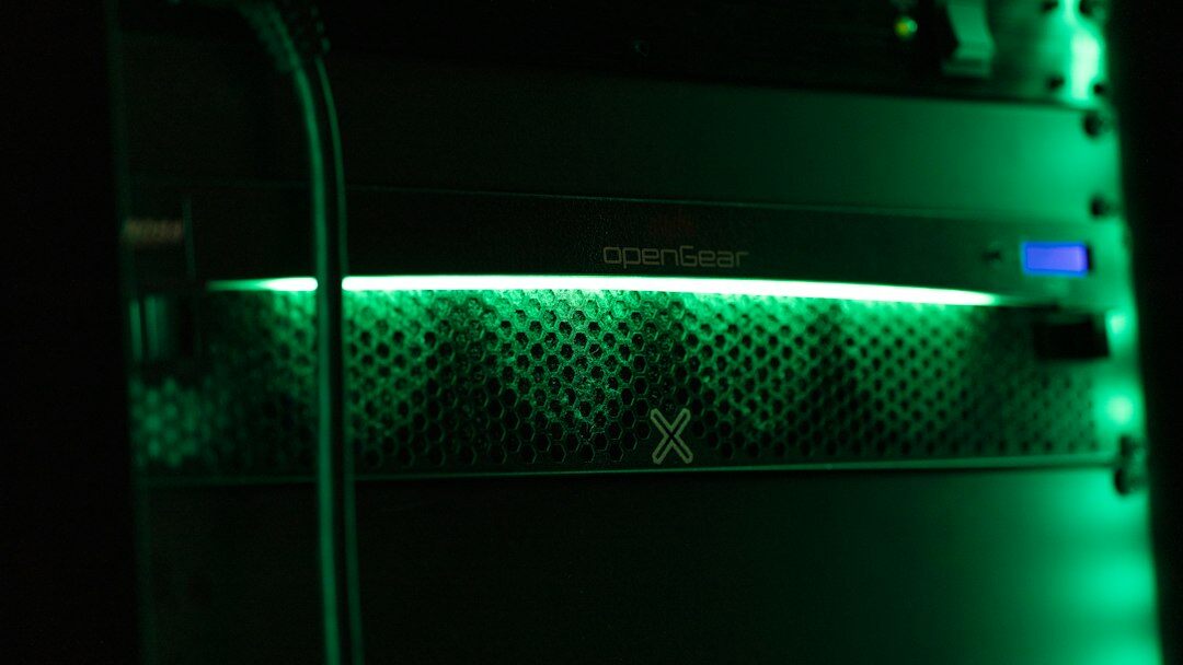 modern server room