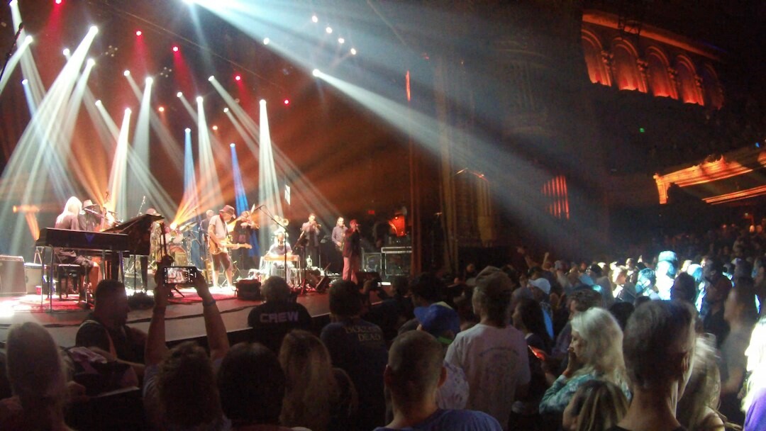 Live band performing at a corporate gala